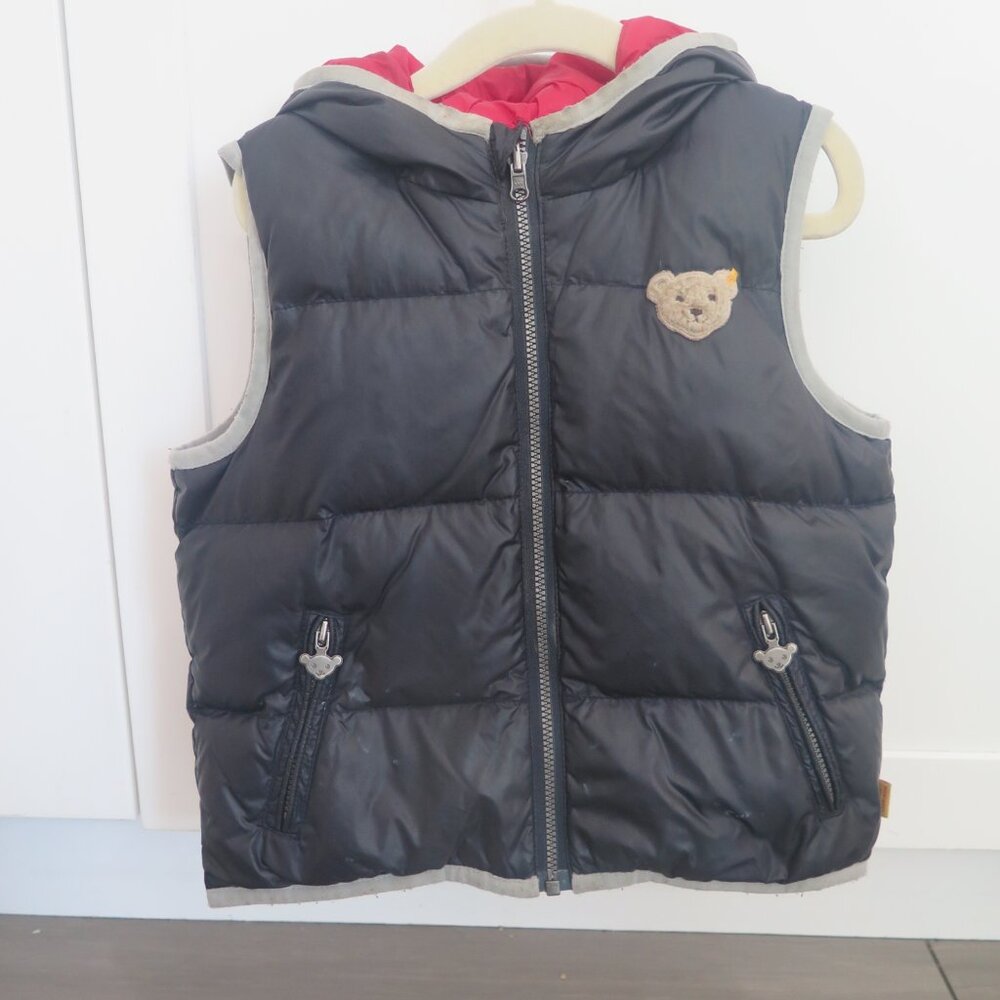Steiff kids reversible puffer vest jacket 2T